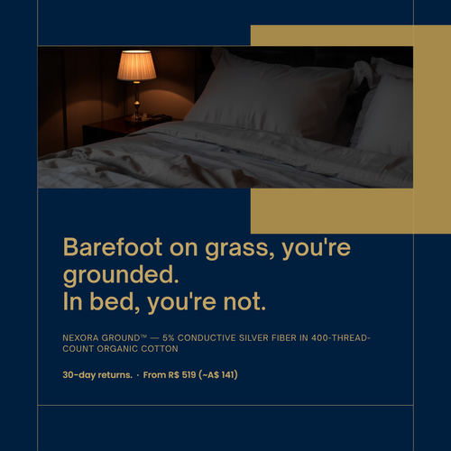 Nexora Ground™ | Silver-Fiber Grounding Sleep Sheet